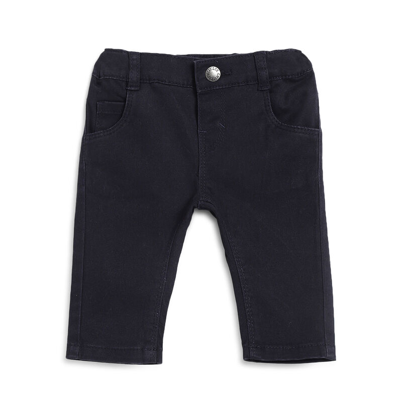 Boys Dark Blue Solid Jeans image number 0